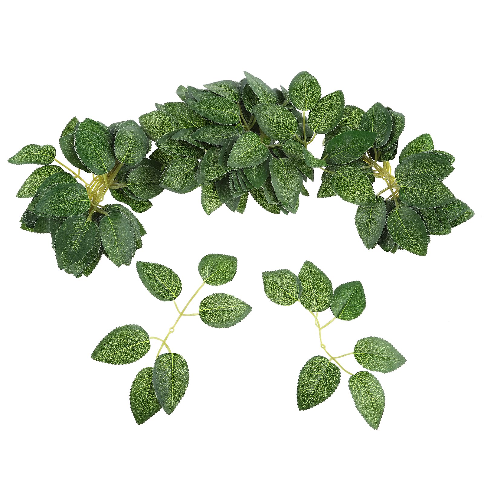 Feuilles de verdure artificielles en soie pour centres de table | Lot de 40