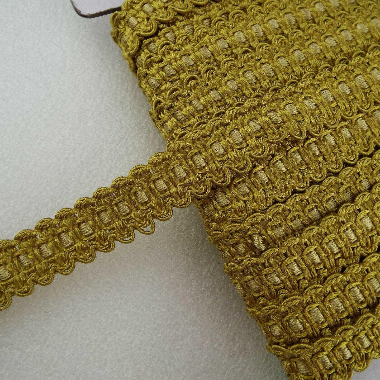 20mm Scroll Braid Upholstery 941D, 23104 Gold, 1 Metre