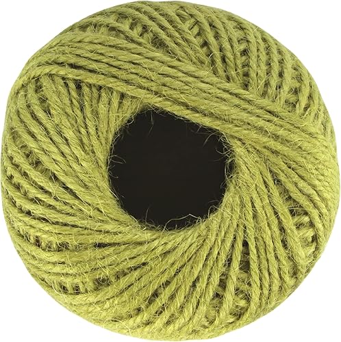 Miniatura 4 de BambooMN Cuerda de yute artesanal de 675 pies, 0.03 pulgadas para obras de arte, manualidades, envoltura de regalos, exhibición de imágenes y