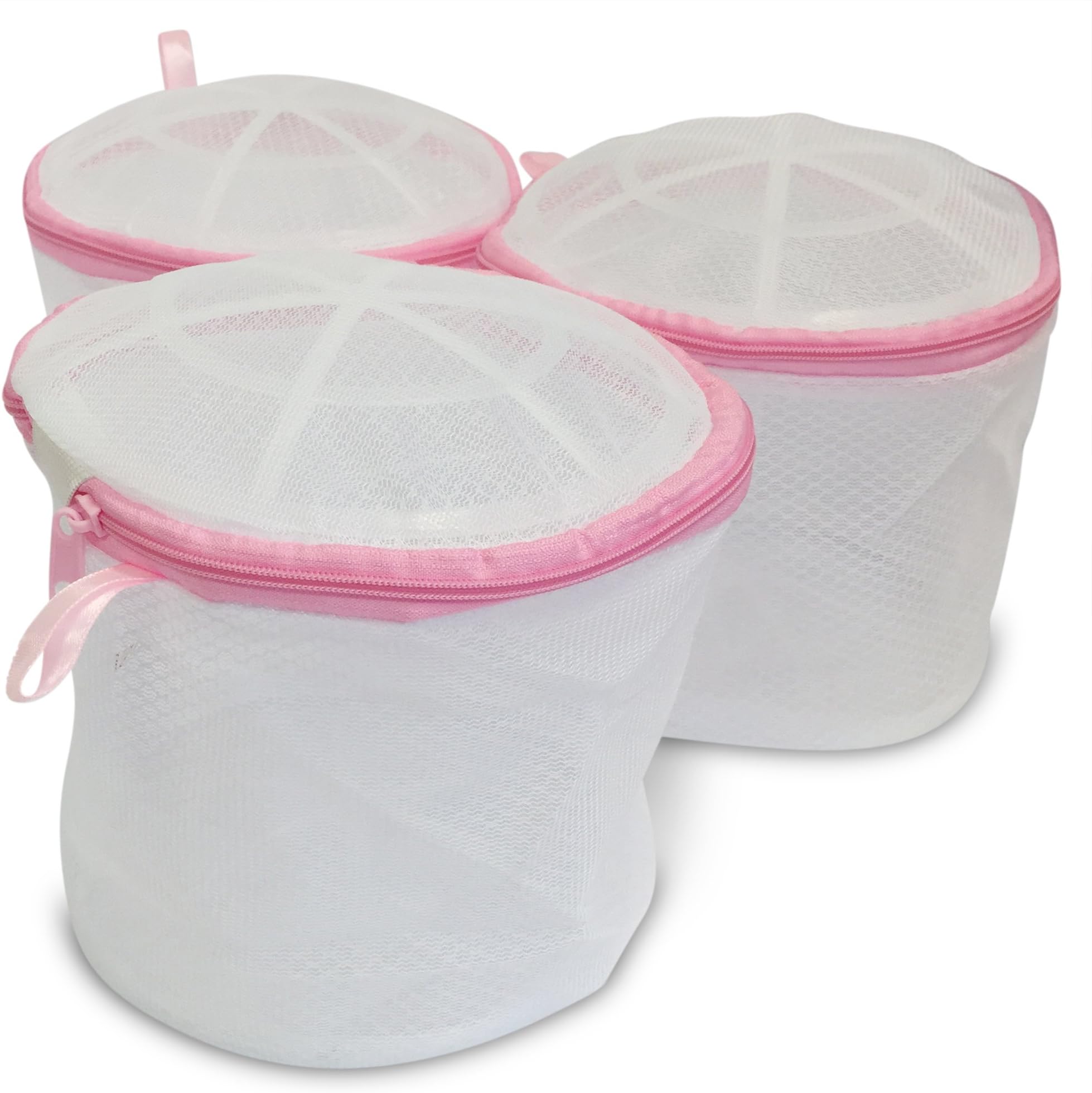 3-Pack of Premium Bra Wash Bags for Delicates - Double-Wall Protection Laundry Bags are Best for Protecting Delicates, Lingerie, and Socks