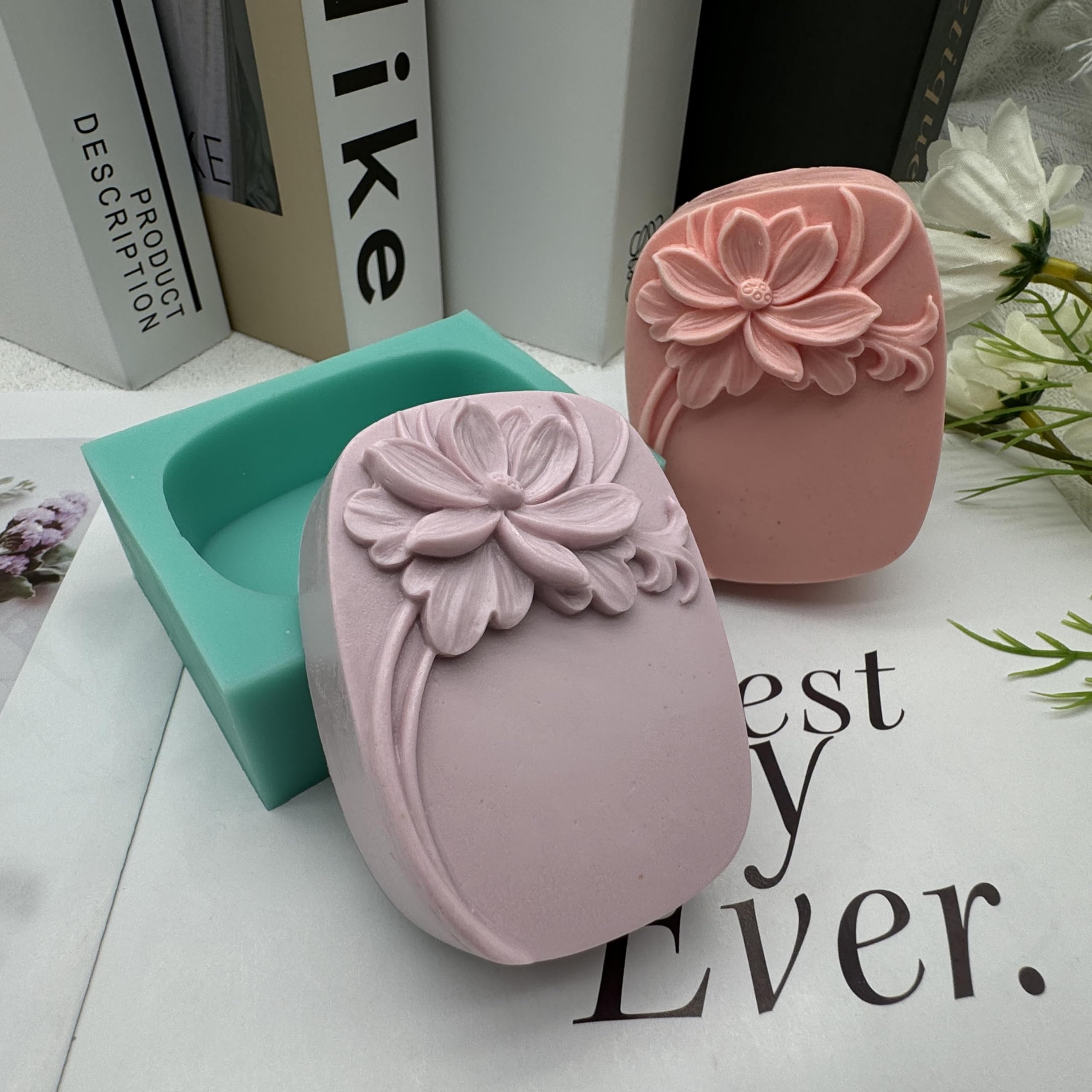 GreatMold kwiat lotosu kreatywne formy do mydła lotosu silikonowa forma do mydła do produkcji mydła świeca czekoladowe cukierki silikonowe formy do pieczenia kremówka (Lotus)