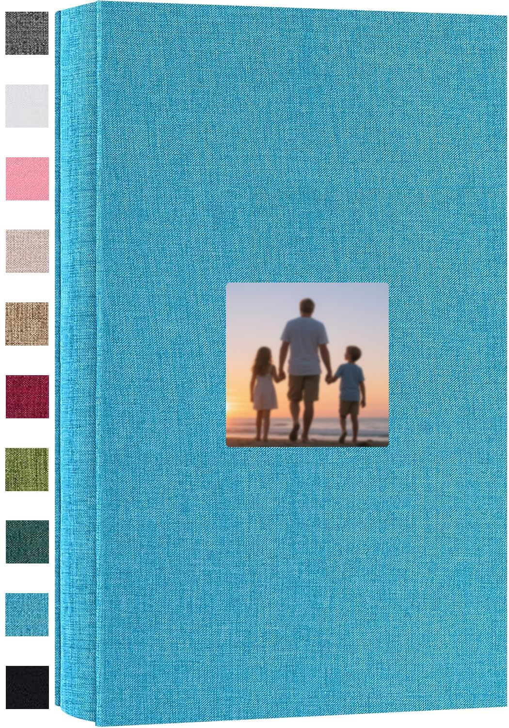 Ponping Photo Album 6x4 300 Photos Linen Cover Picture Photo Book for Family Wedding Anniversary Baby Vacation