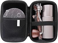 Vista 7 de Estuche de transporte rígido de EVA compatible con Timemmore Chestnut C2/C3 caja de almacenamiento manual para molinillo de café.