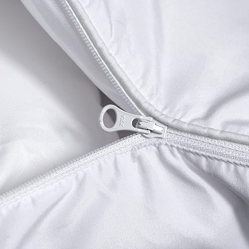 Miniatura 4 de Three Geese Almohadas de capa ajustable, almohada de cama 3 en 1, almohada suave buena para dormir boca abajo de lado y espalda, tamaño Queen,