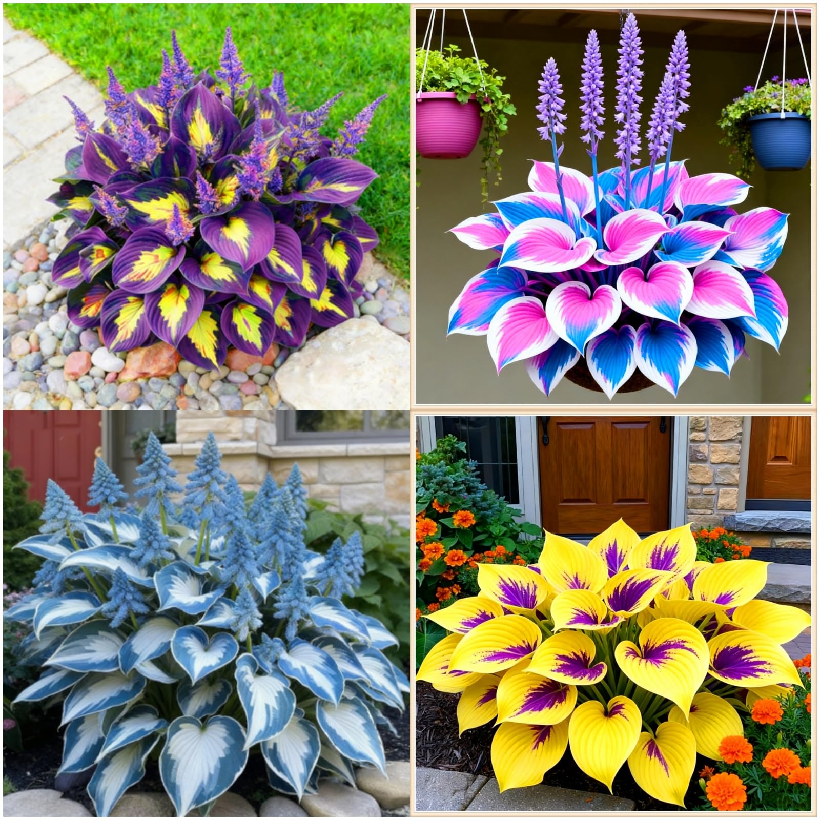 Hosta délicat végétalise vos coins sombres grâce à ses 15 oignons à planter