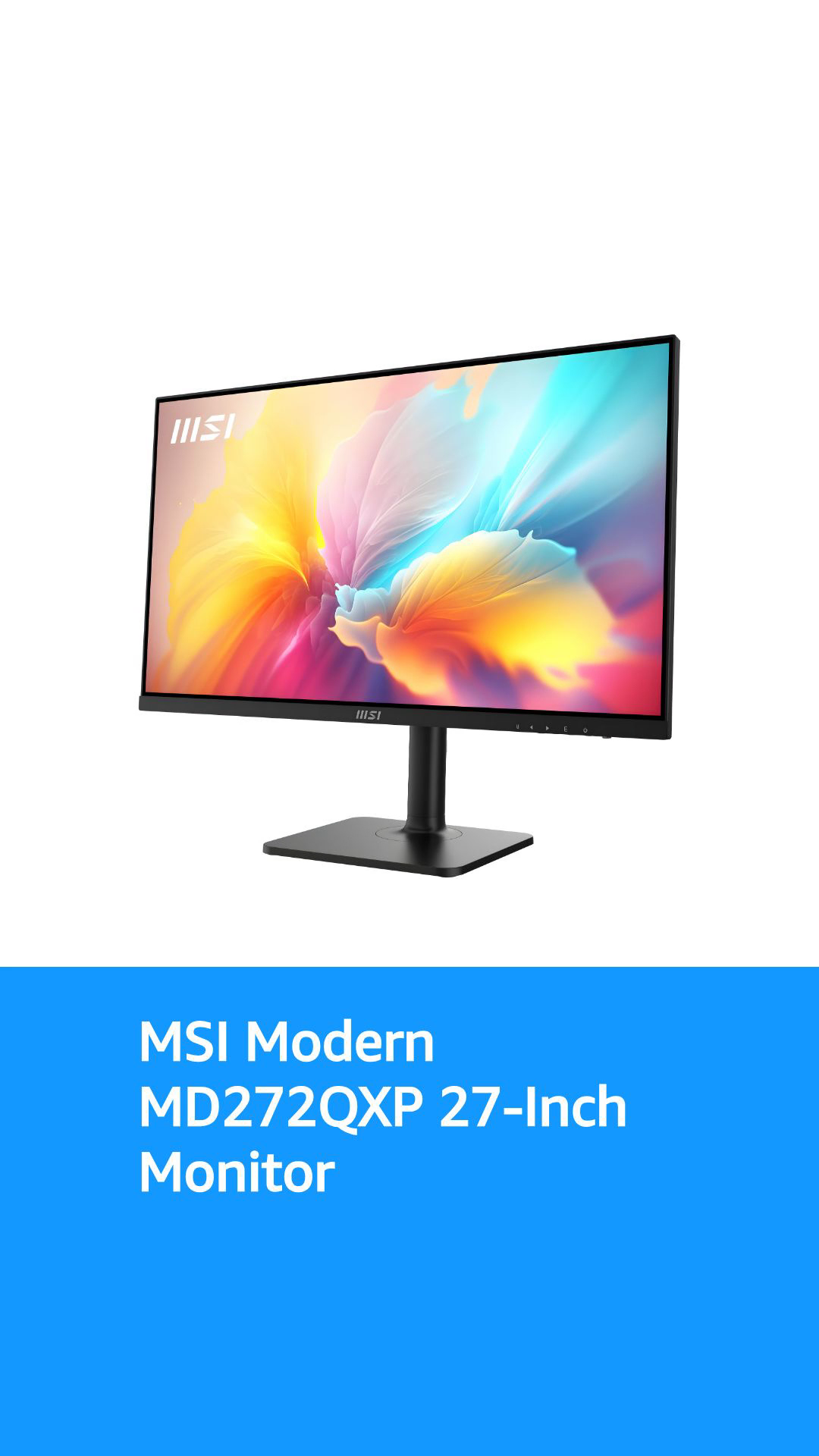 MSI Modern MD272QXP 27-inch IPS 2560 x 1440 (QHD) Computer Monitor