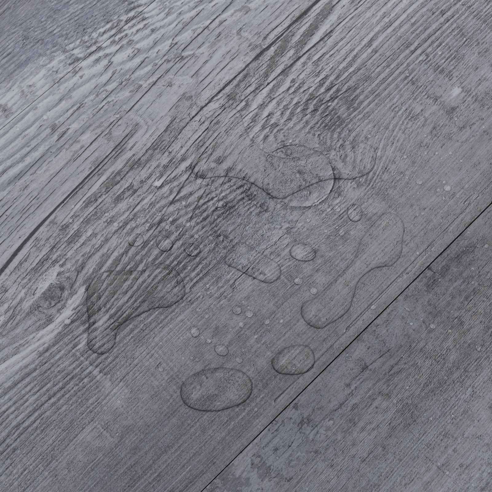 Samoprzylepne deski podłogowe PCW, 2,51 m², 18 sztuk, matowe drewno szare | Do wnętrz, trwałe, łatwe w utrzymaniu, instalacja DIY, prostokątna konstrukcja