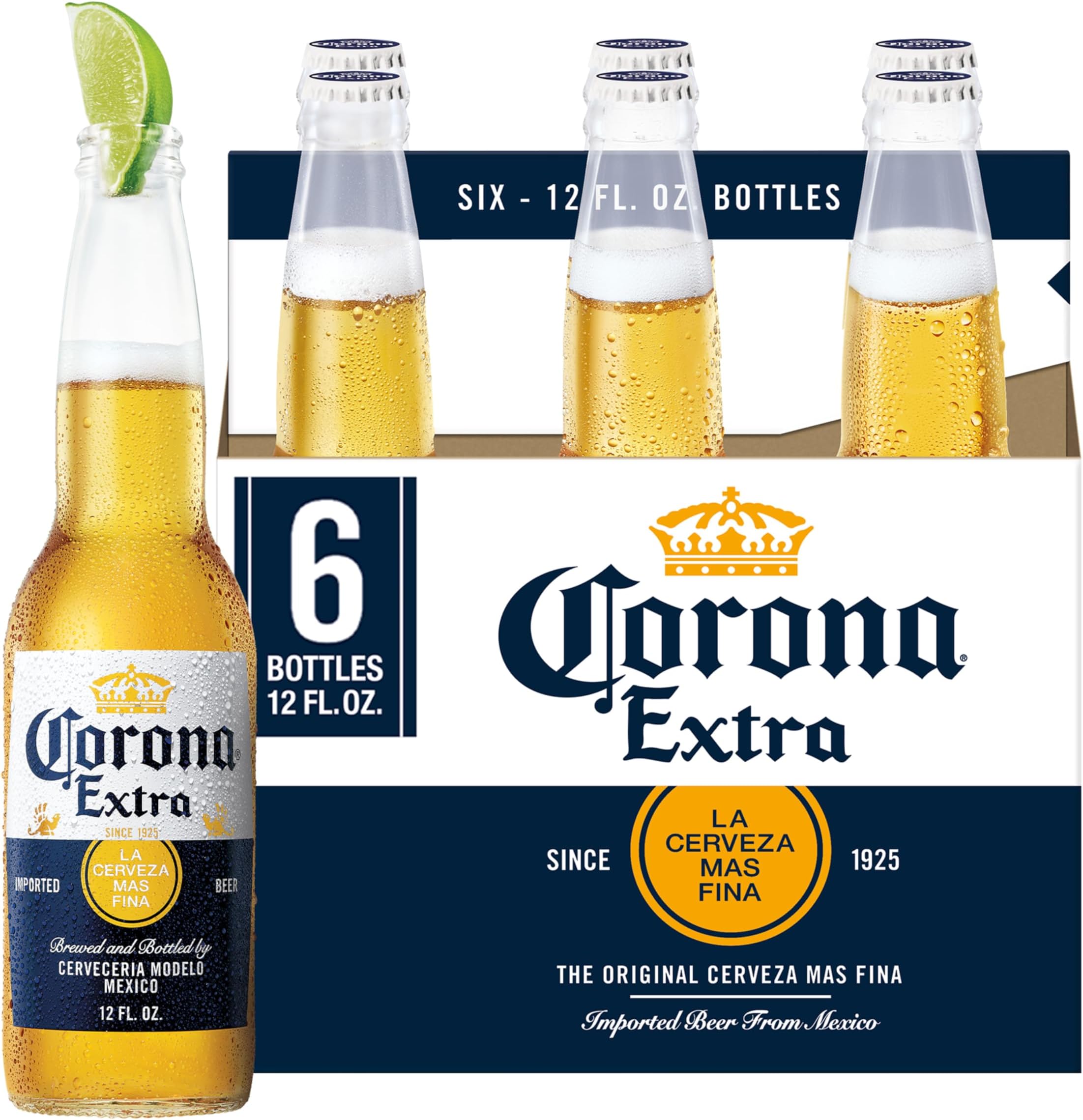 Corona Extra, 6 pk, 12 oz Bottles, 4.6% ABV