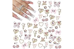 CUBLIVE Nail Art Rhinestone Nail Charms: Adorn Your Nails with Y2K Vibes