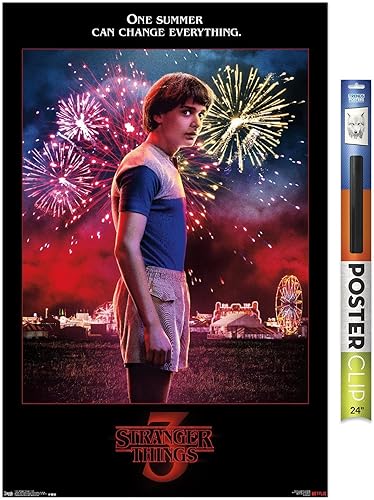 Vista 17 de Trends International Netflix Stranger Things: Season 3 - Póster de pared de Will Wall, 22.375 x 34 pulgadas, versión premium sin marco
