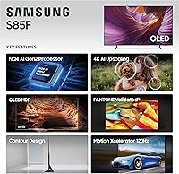 Vista 4 de Samsung Serie OLED 4K S85F de 55 pulgadas, Vision AI Smart TV (modelo 2025, 55S85F) sonido de seguimiento de objetos Lite con Dolby Atmos