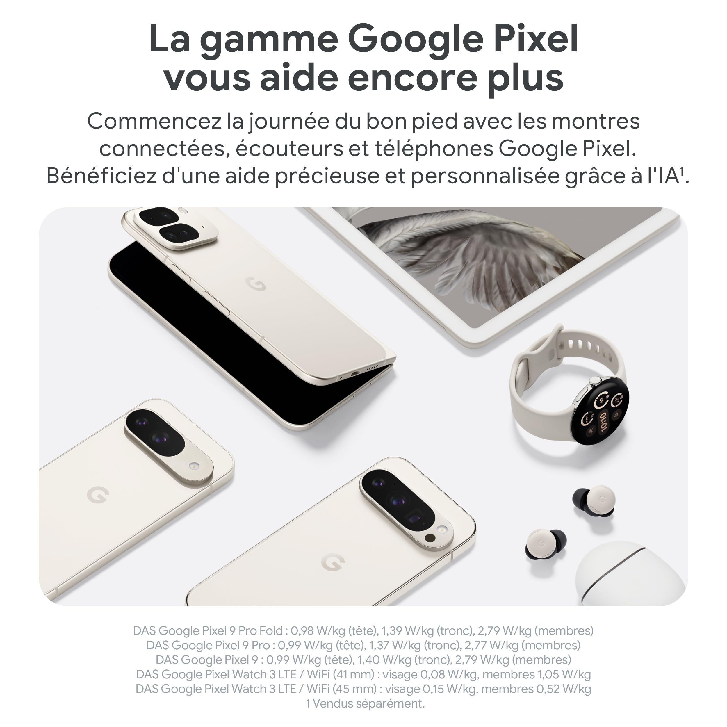 Google Pixel 9 Pro XL – Smartphone Android débloqué avec Gemini, Triple Appareil Photo arrière, 24 Heures d'autonomie et écran Super Actua 6,8 Pouces – Vert Sauge, 128GB