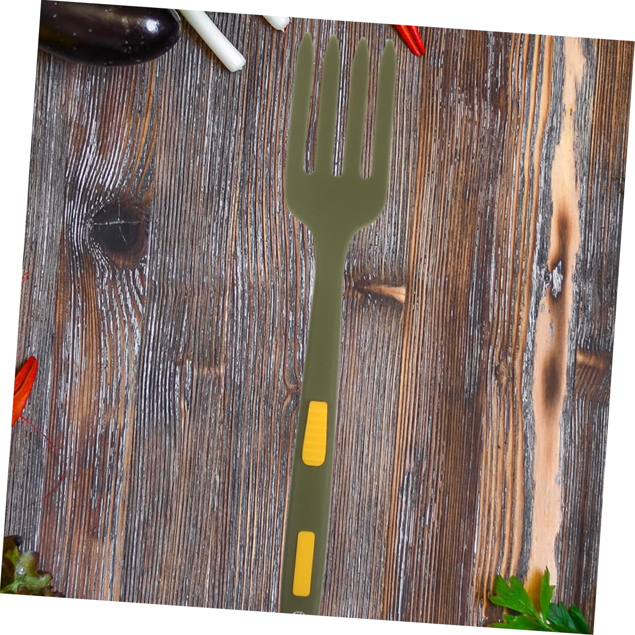 KICHOUSE Silicone Flexible Forks Heat Resistant Cooking Fork for Cooking Spaghetti Tester Kitchen