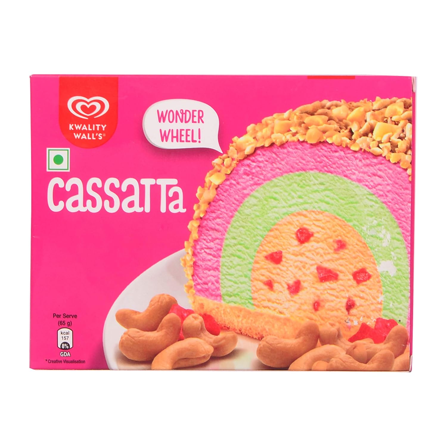 Kwality Walls Ice Cream Cassatta Slice, 125ml Amazon.in Grocery & Gourmet Foods