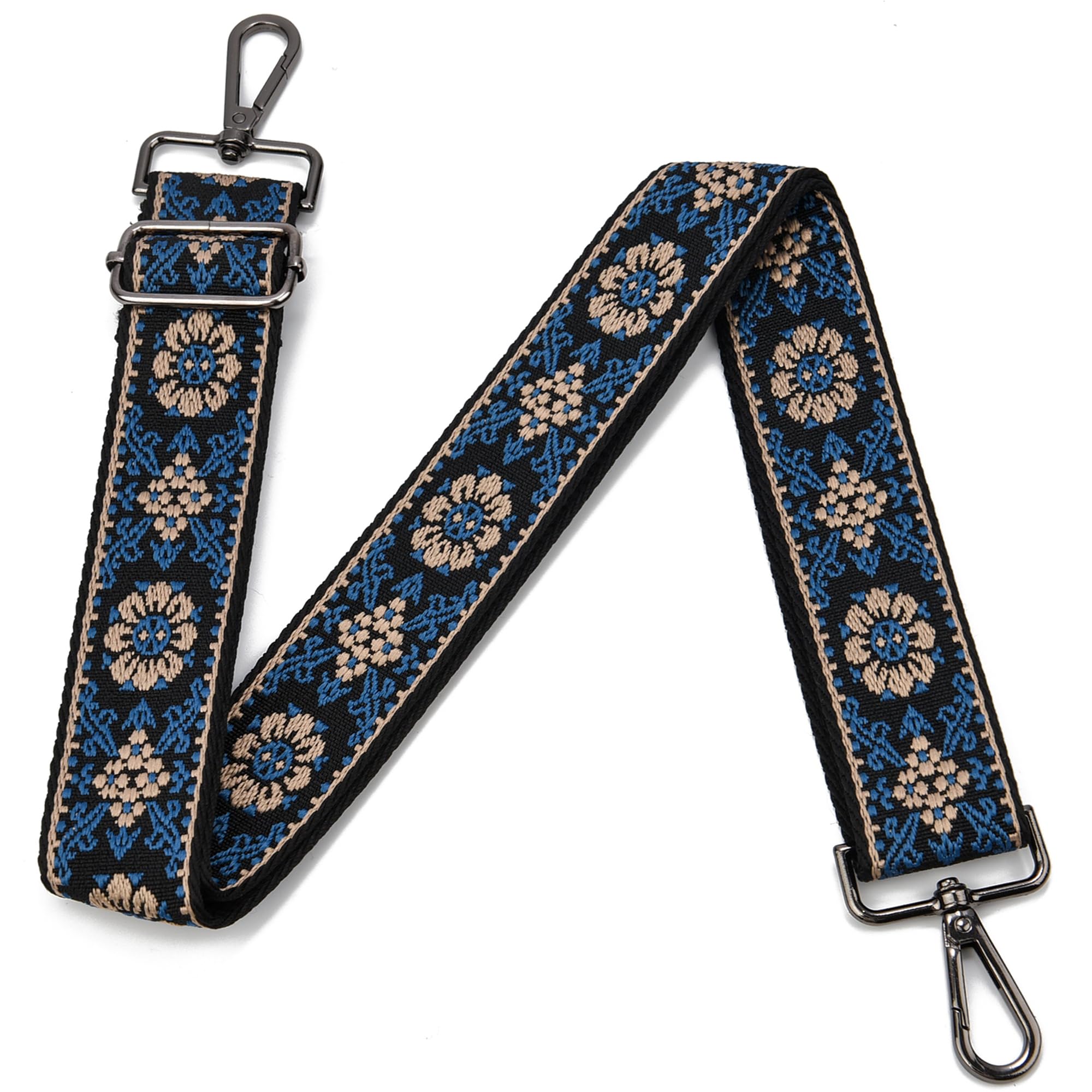 Crossbody Straps for Purses Silver Hardware Purse Strap Wide Shoulder Strap Adjustable Replacement