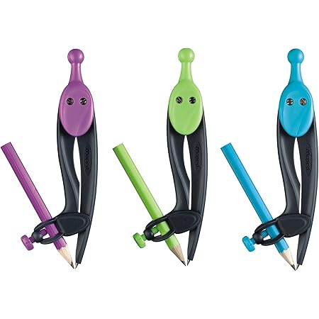 Maped Study Metal Compass With Universal Holder In Reusable Storage Case (119410TA) : Maped