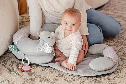 Miniatura 4 de Almohada 2 en 1 y tumbona para bebé, soporte de asiento para tapete de juego de bebé para bebés de 0 a 6 meses, tumbona infantil con juguetes para