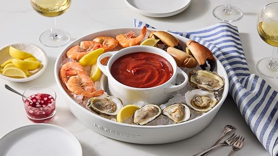 Le Creuset Stoneware Mini Round Cocotte, 24 oz., Riviera