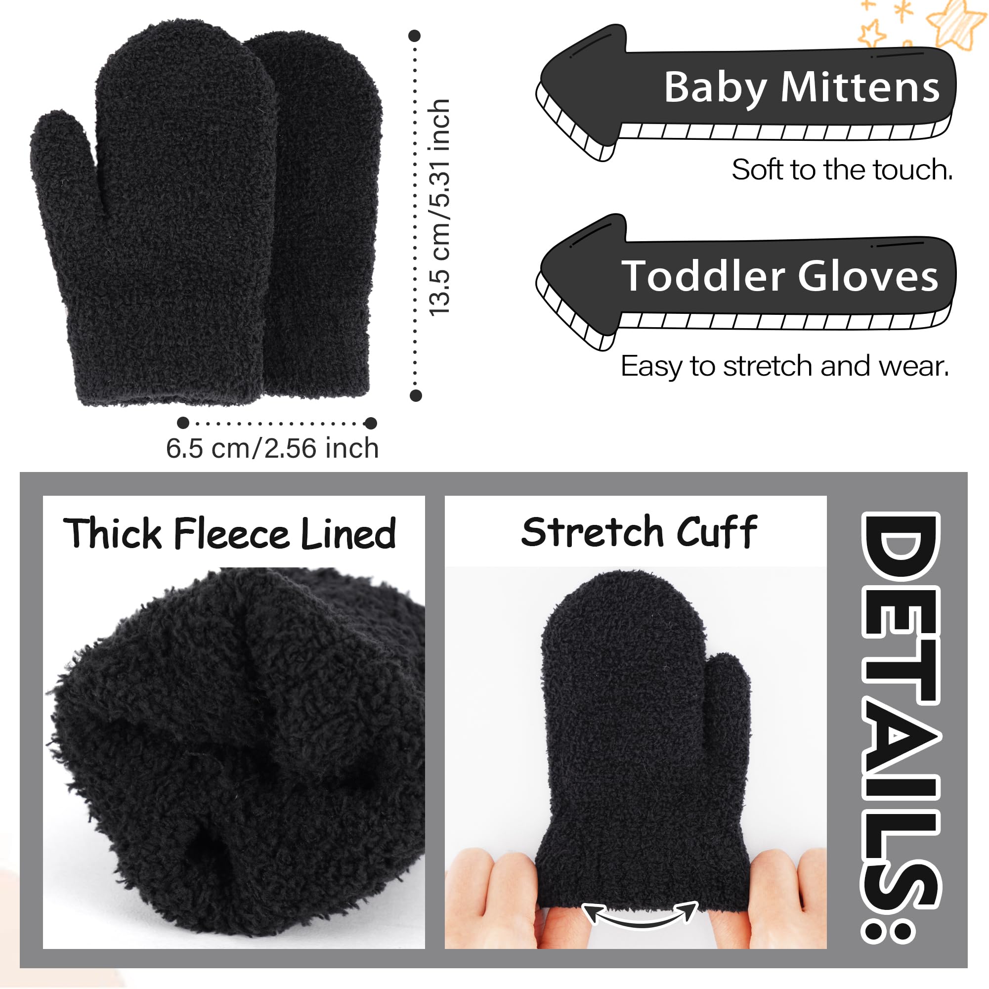 Bequemer Laden Bebe Bambini Inverno Berretto Pompon Guanti Guanto Sciarpa Set con Paraorecchie Caldo Regalo per 0 6 12 18 Mesi 1 2 3 4 Anni Ragazza Ragazzo