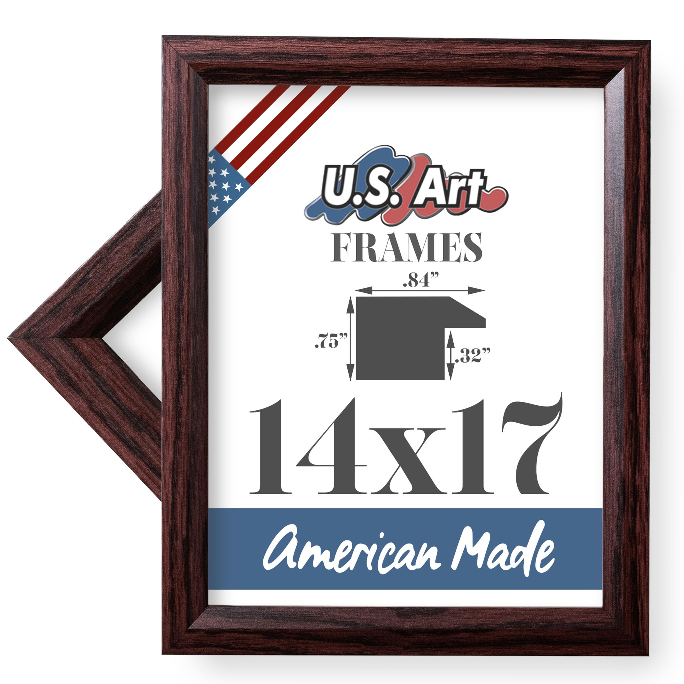 US Art Poplar Wood 14x17 Frame