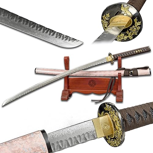 Espada japonesa de espiga completa de 40 pulgadas, espadas katana hechas a mano, espadas realmente afiladas para hombres, espada samurái real