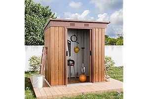 Storage Shed 5.3x3.2 ft - The Ultimate Shed Solution for Lawn Mowers and More!