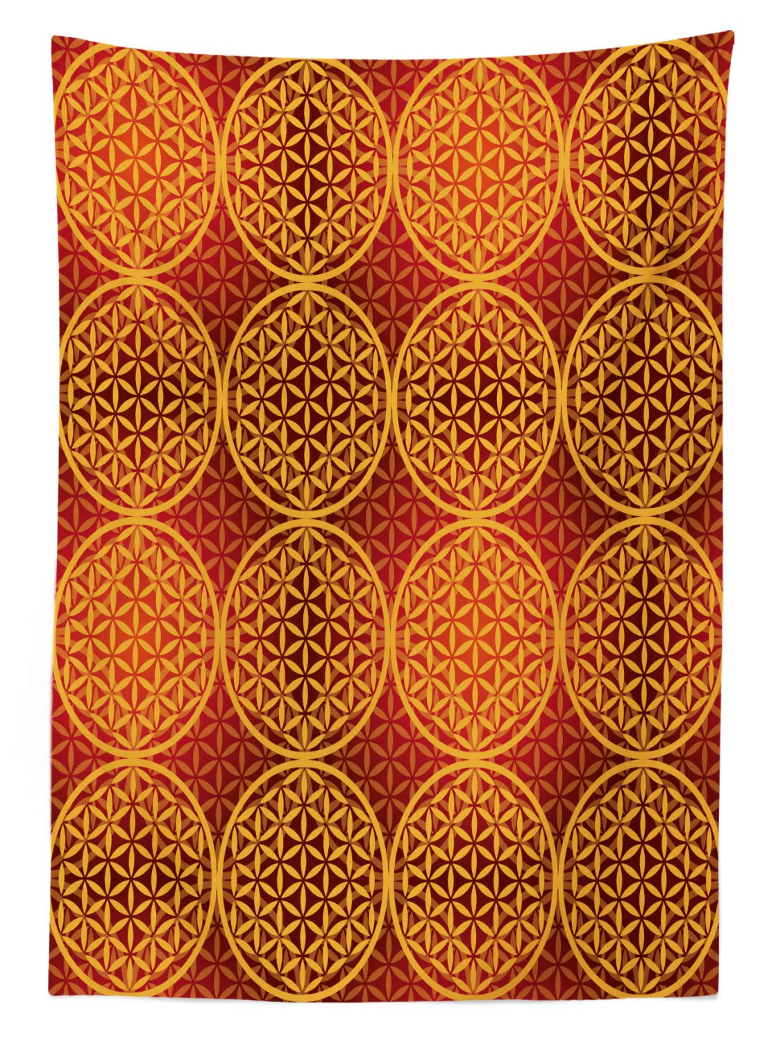 Tafelkleed gestreept rood Tafelkleed Stripe Oranje - 125x175 cm