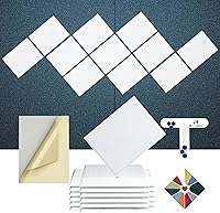 Vista 49 de Paneles acústicos autoadhesivos [390 lbs/yd³ de ultra-alta densidad], panel absorbente de sonido de 2ª generación, panel de sonido de nivel