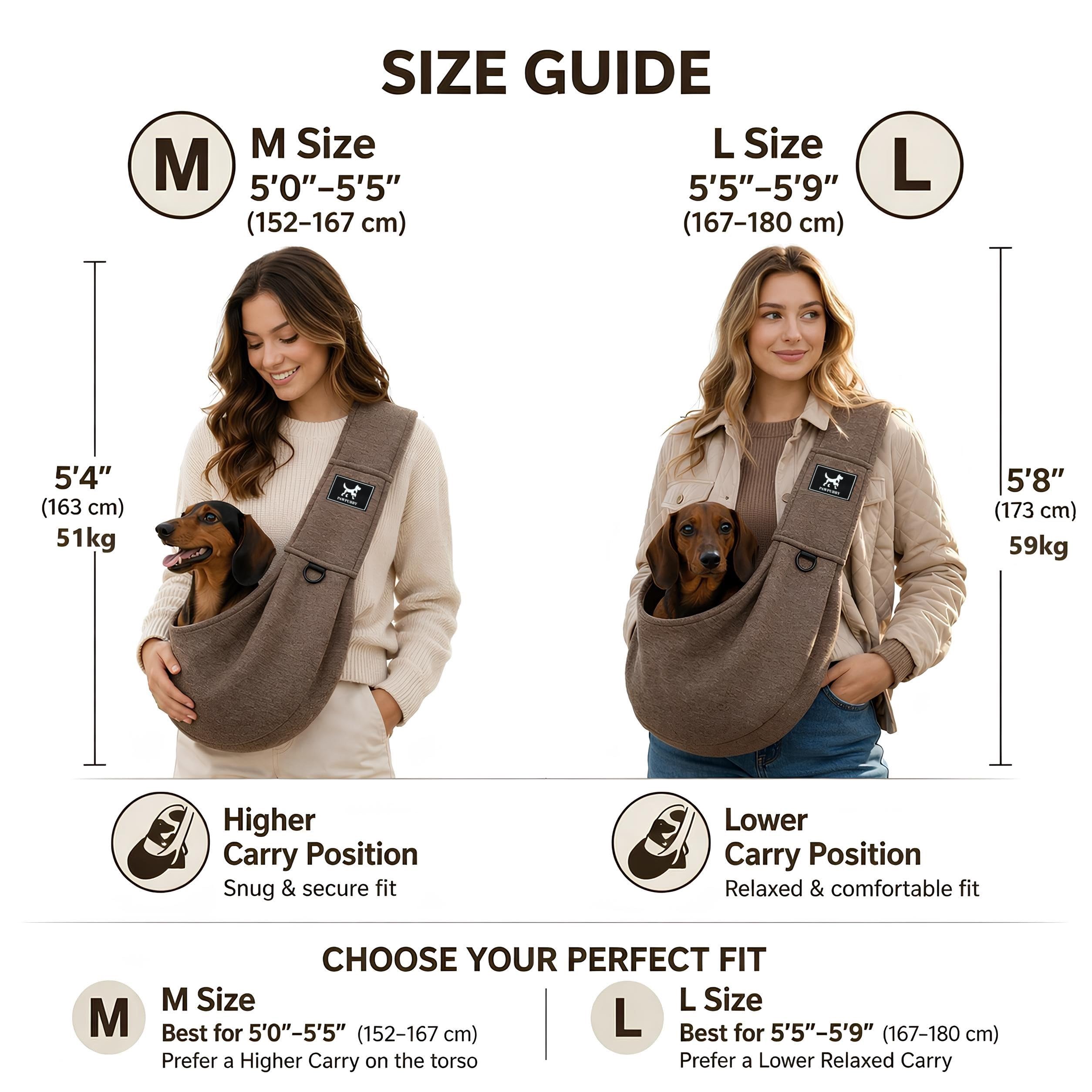 Écharpe de transport mains libres pour chien et chat de petite taille, bandoulière rembourrée réglable, double boucles de sécurité, écharpe souple pour animal de compagnie pour voyage en