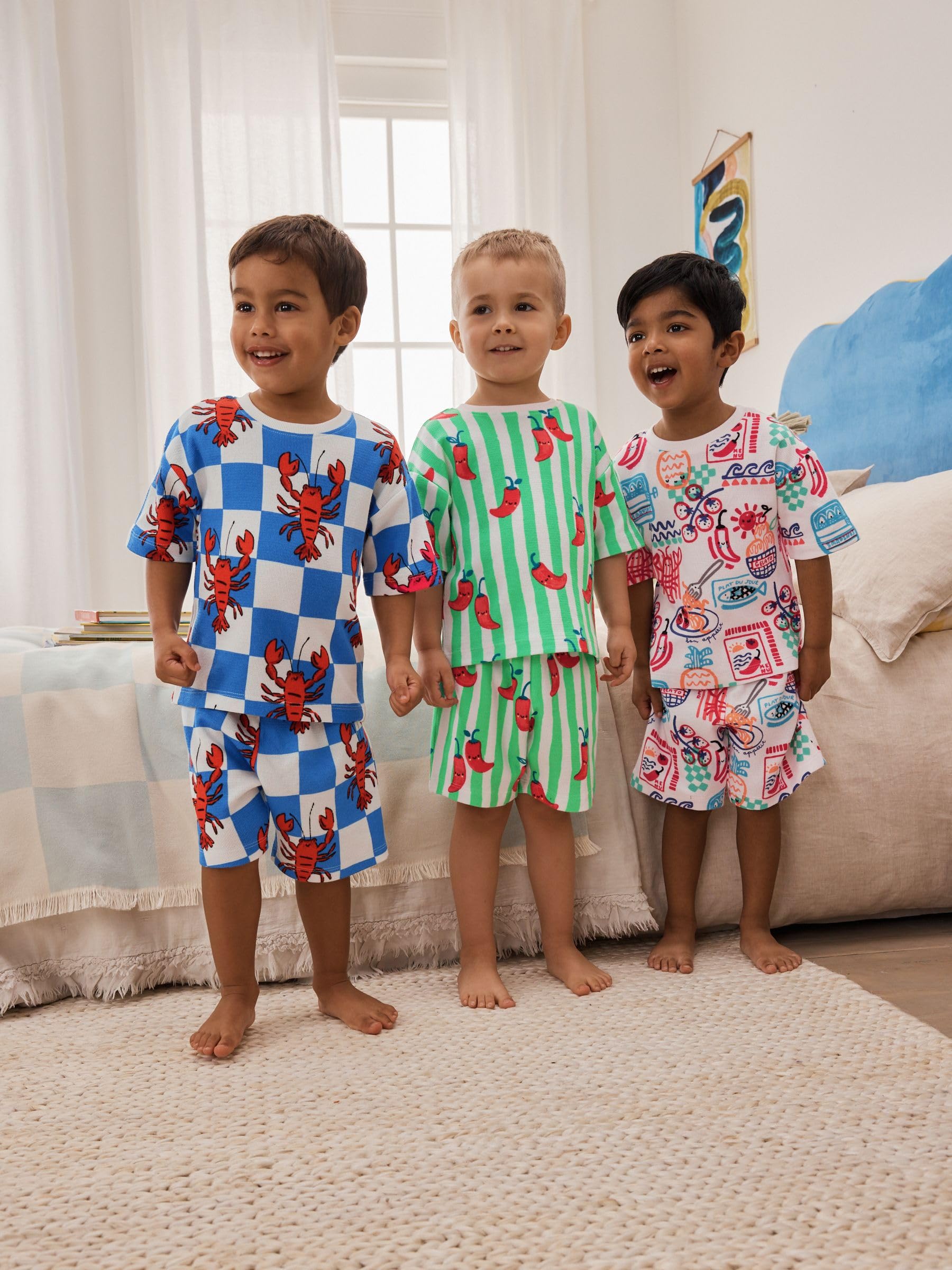 NEXT Jungen Kurze Schlafanzüge, 3er-Pack
