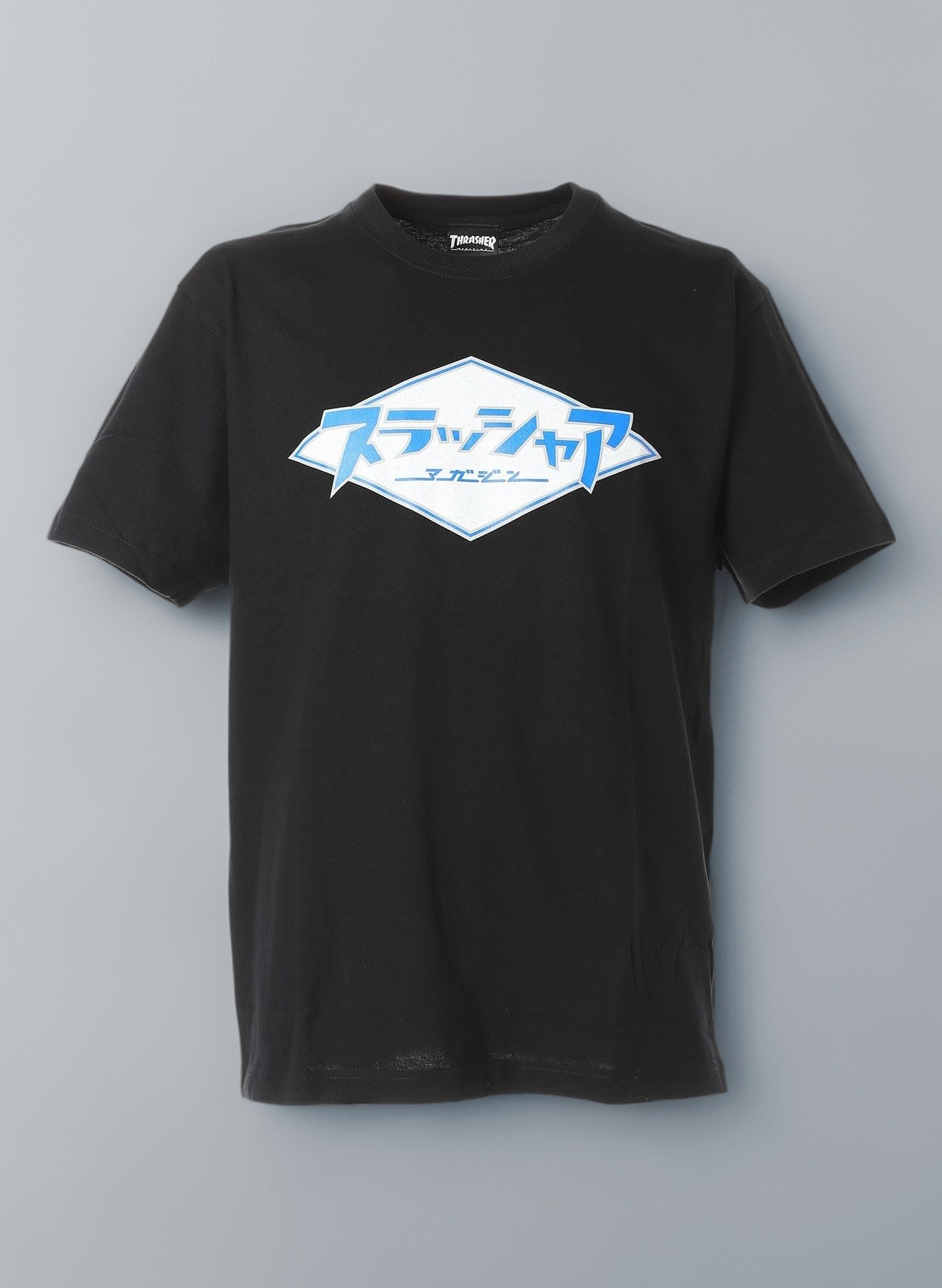 THRASHER ダイヤモンドロゴ Tシャツ ブラック フルーツボディ 90s