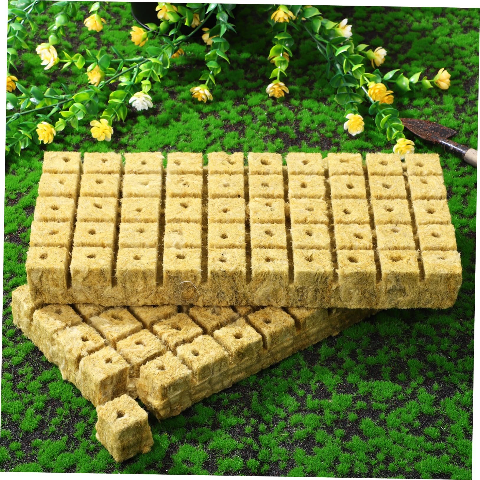 Toddmomy 3 Ensembles Cubes De Culture Hydroponique Pour Bouturage Et Propagation De Plantes Matériau Premium Avec Excellente Rétention Eau Et Perméabilité À Air Pour Culture 100 Pièces * 3