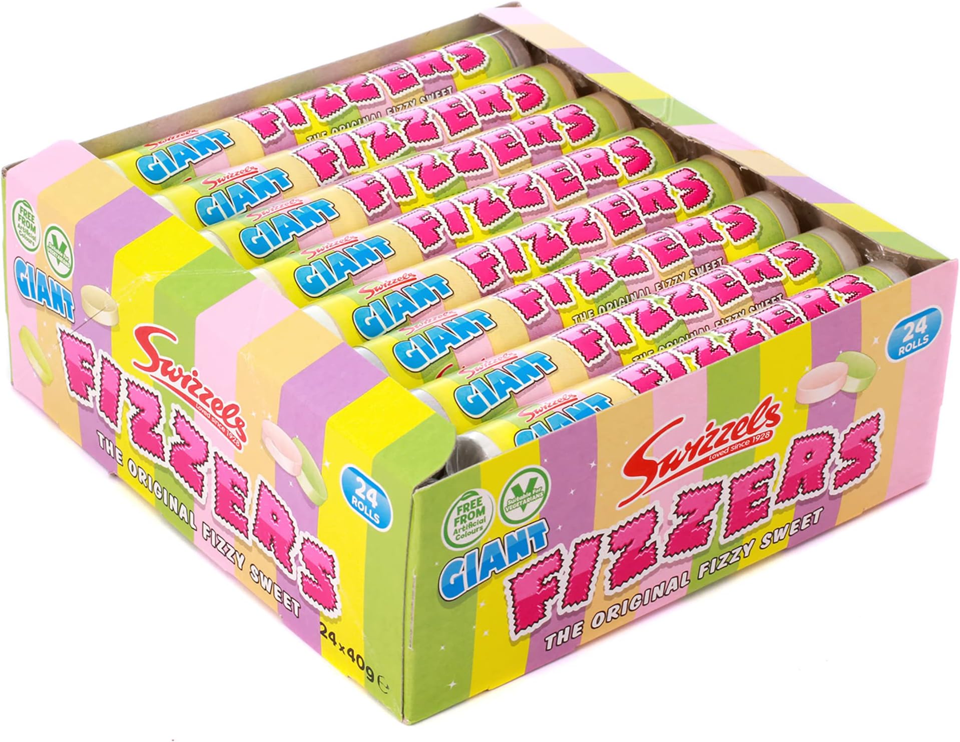 Fruit Shape Powder Filled Candy Gluten Free Kosher Pack