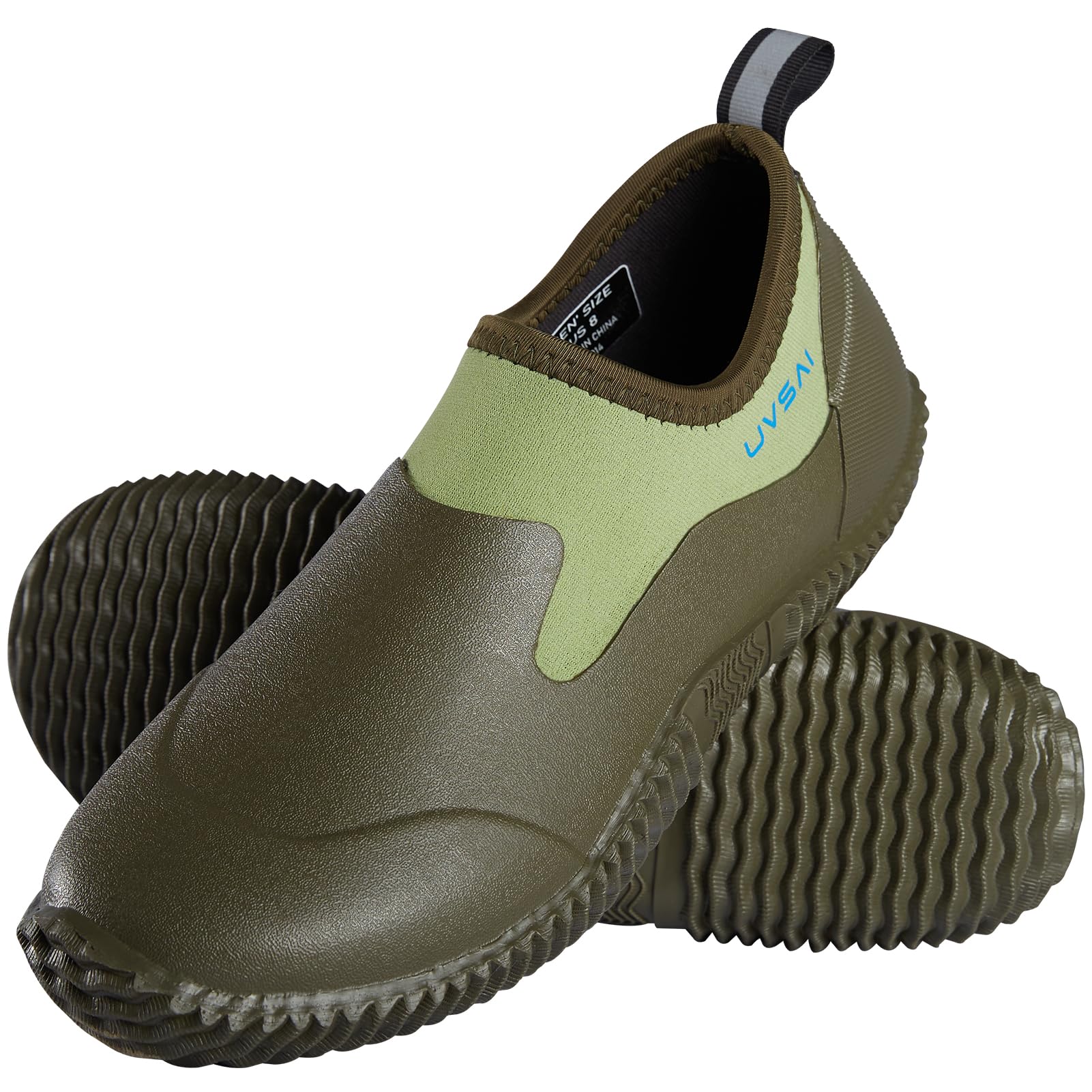 Men’s Waterproof Garden Shoes Rain Boots Slip-On Footwear