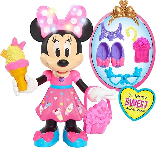 Miniatura 3 de Disney Junior Sweets & Treats - Muñeca de Minnie Mouse de 10 pulgadas