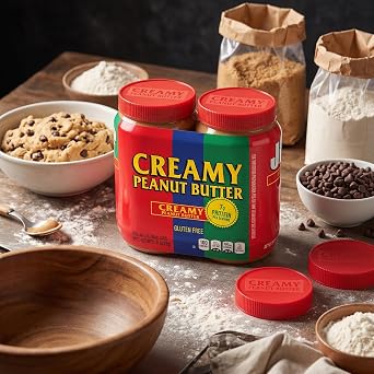 J Creamy Peanut Butter, 42 Ounce (Pack of 2)