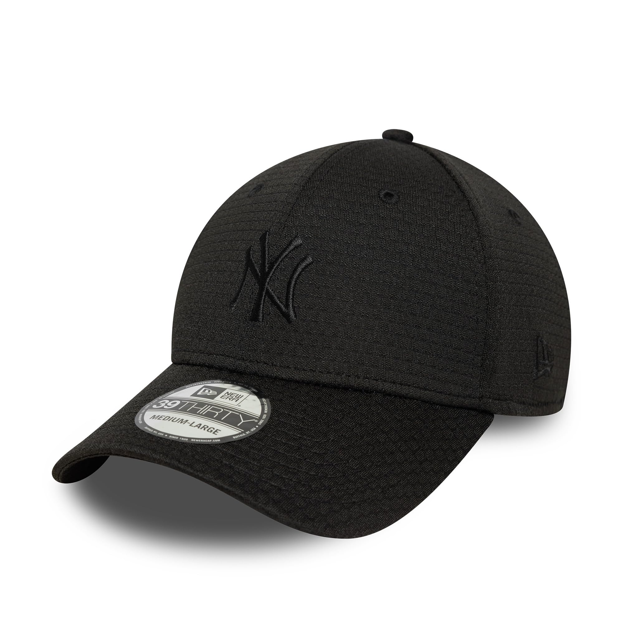 New Era Adult's 39Thirty Stretch Mesh MLB New York Yankees Baseball Cap Hat Black Size Small/Medium
