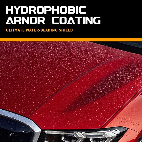 Miniatura 3 de Weika - Cera para auto, negro sólido para autos negros, limpiador de cera de carnauba, resistencia a los arañazos, revestimiento de cerámica, 6.35