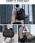 Tolaccea Travel Backpack for Men,TSA Approved Laptop Daypack Fits 15.6",Expandable 40L-50L Carry On Backpack for Work Travel