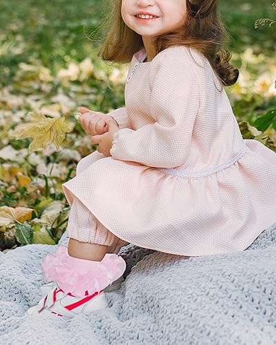 Miniatura 6 de Witwot Calcetines para niña pequeña con volantes grandes de encaje con volantes