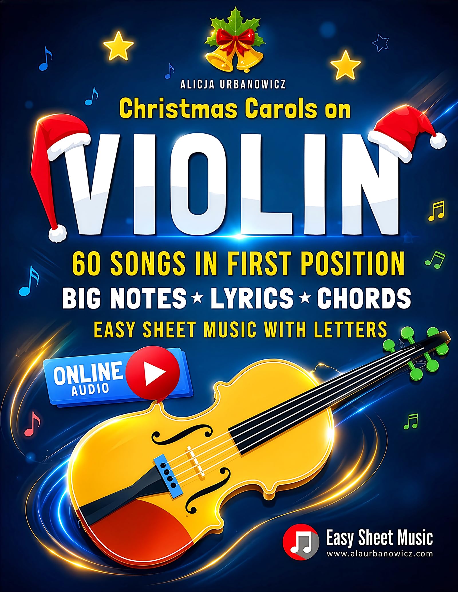 Chants de Noël au violon facile pour animer vos soirées de fêtes en famille