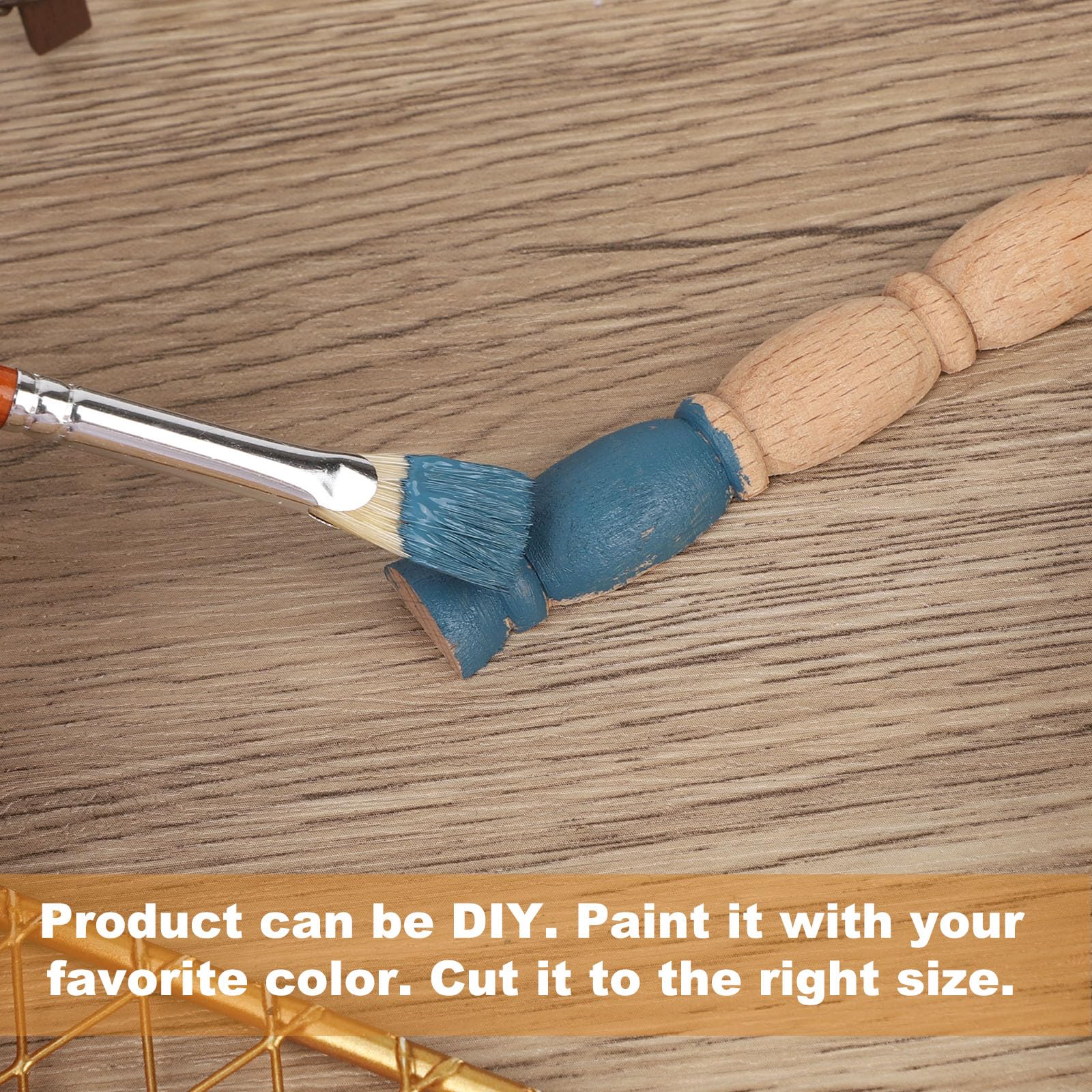 12pcs Moulures En Bois Brut, 40x1,2x0,7cm Moulures Décoratives 3D En Bois Pour Bricolage Miroir Armoire Fenêtre Porte Mur Décoration Intérieure (Style Gourde Simple