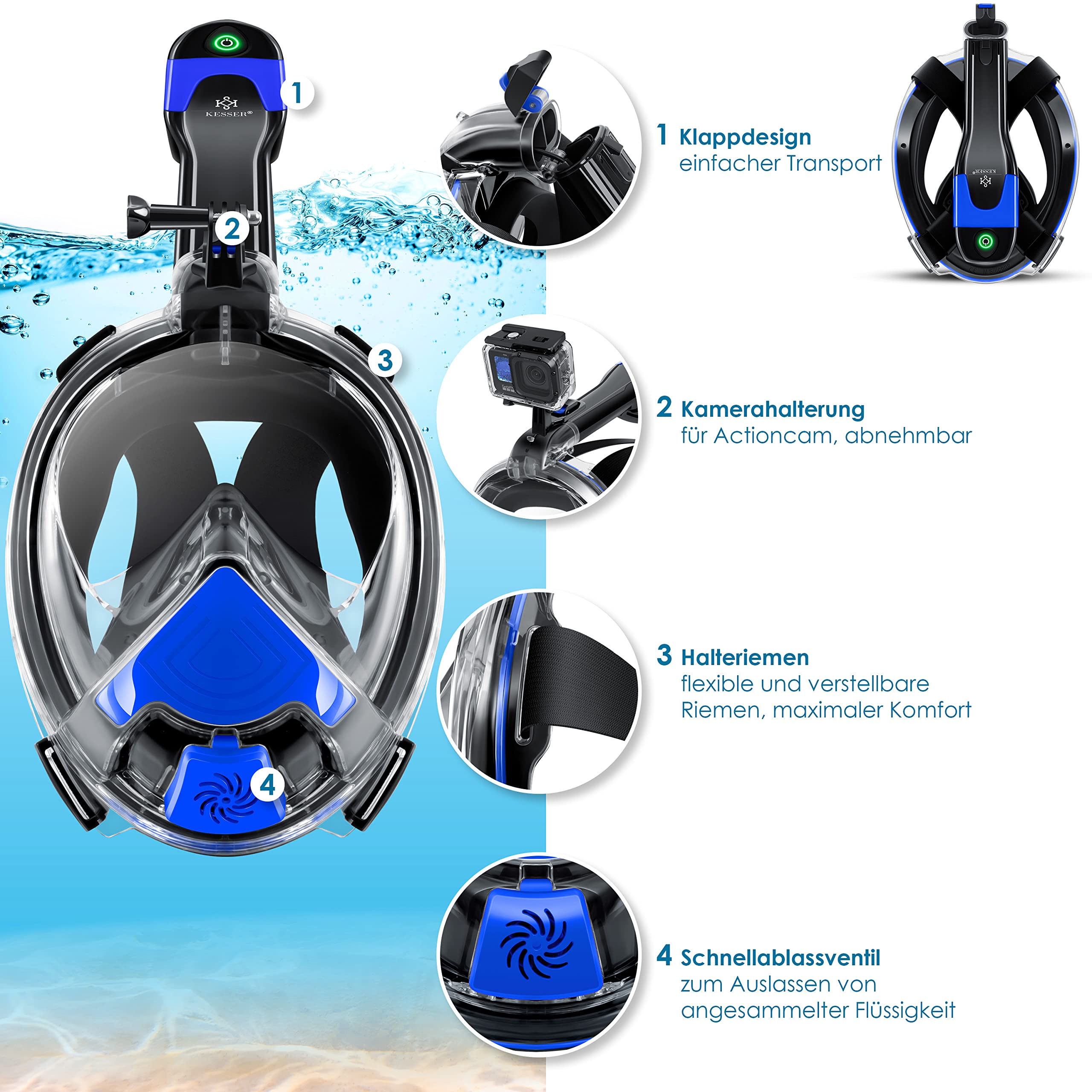 Padi Volgelaatsmasker | Duikschool Karibu Divers