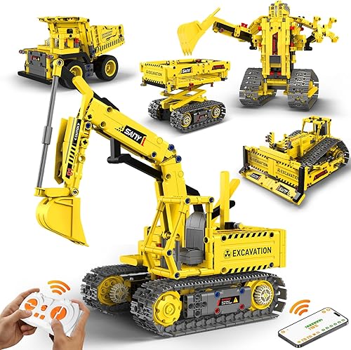 Vista 7 de Kits de construcción de robot para niños, juguetes STEM para niños de 8 a 12 años, juegos de construcción de codificación educativa con aplicación