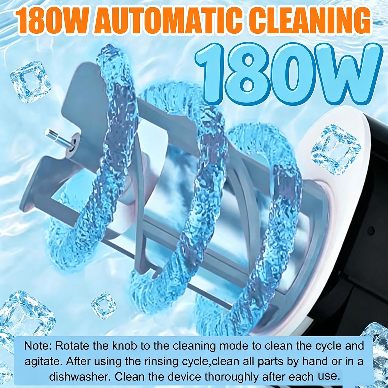 Máquina De Helados Y Granizados para El Hogar, Máquina De Granizados De 2 L con 5 Programas Preestablecidos, No Necesita Hielo, Limpieza con Un Solo Clic Y Enfriamiento Rápido White