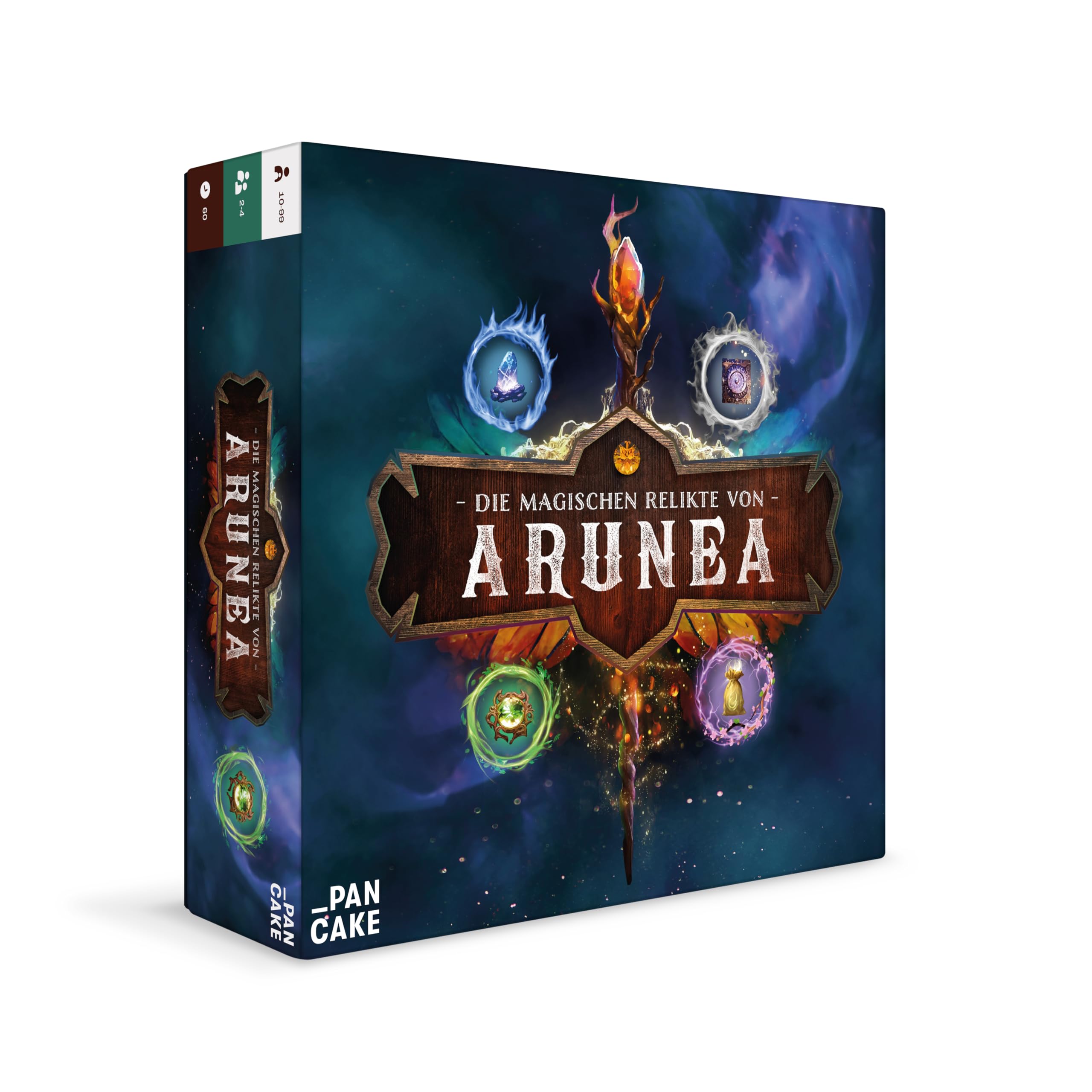 Pancake Games Die magischen Relikte von Arunea： 10-99 Jahre | 2-4 Spieler | Spieldauer： etwa 60 Minuten, White
