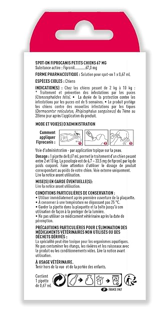 Foto 4 de 6 de VETOCANIS - Pipeta antipulgas antigarrapatas para Perro - Tratamiento y protección contra infestaciones