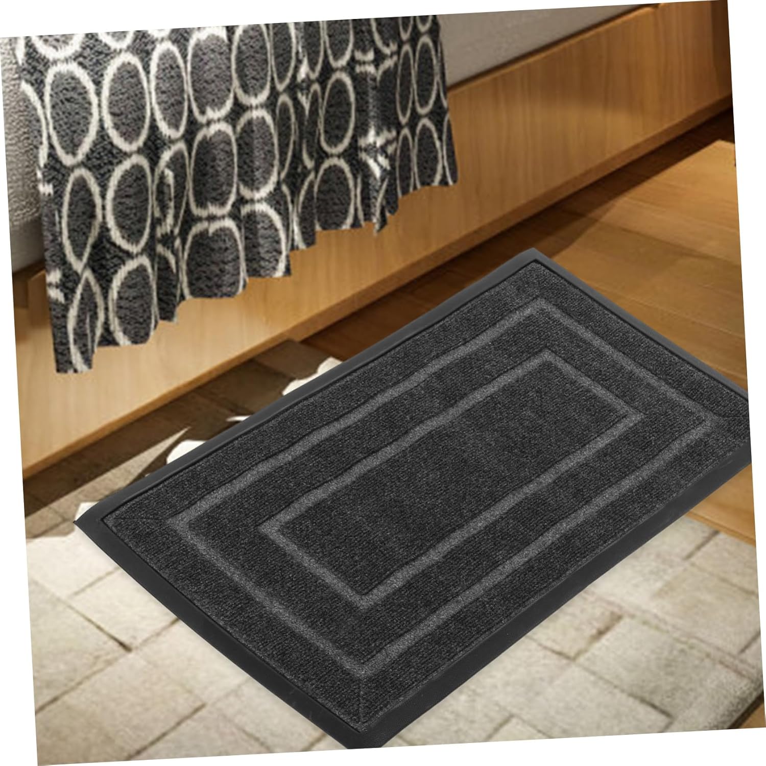 Non-Slip Front Door Mat 75x43.5cm Thick Anti-Skid Entryway Rug for Home Use Weather-Resistant Easy Clean Indoor Doormat