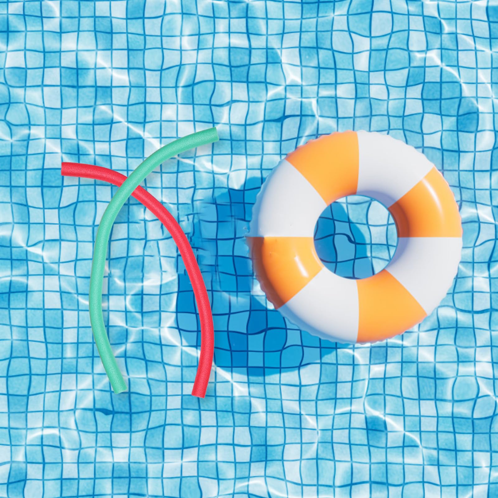 Frites de Piscine en Mousse Epe 4 Pièces pour Entraînement | Séchage Rapide, Nettoyage Facile, Adaptées Adultes et Garçon et Filles, Usage en Bassin Public