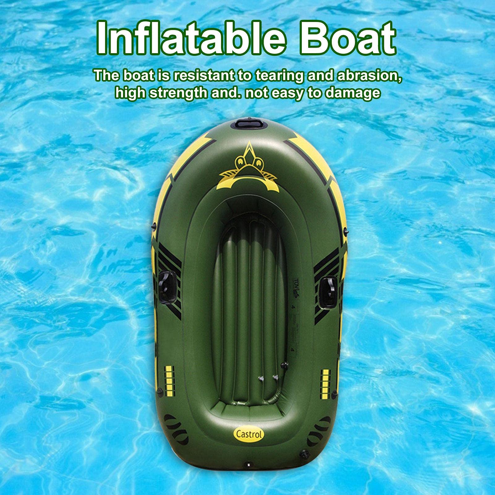 Schlauchboot Für 2 Personen Paddel Für Schlauchboot PVC Kleber Schlauchboot Paddel Für Schlauchboot Paddel, Pumpe, Reparaturset & Tasche - Aufblasbar